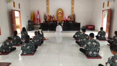 Polisi Amankan Perayaan Hari Raya Waisak di Pringsewu