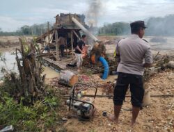 Penindakan dan Penertiban Aktivitas PETI oleh Polsek Benai di Desa Gunung Kesiangan dan Desa Banjar Lopak