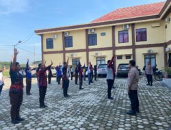 Puluhan Pelajar Wakili Pringsewu Lomba Saka Bhayangkara Tingkat Polda Lampung