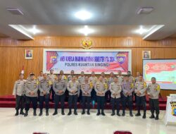 Polres Kuansing gelar Kegiatan Anev Kinerja Bhabinkamtibmas Semester I Ta. 2024