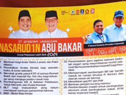 30 Item Kerja untuk 5 Tahun, Simak 3 Item Jadi Fokus Utama Paslon Nasarudin-Abu