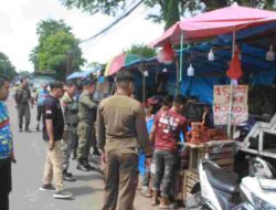 Diduga Penyebab Kemacetan, Satpol-PP Maros Operasi Penertiban Jalan Kawasan Bandara Lama