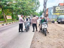 Polsek Sedati Edukasi Pentingnya Keselamatan Berkendara