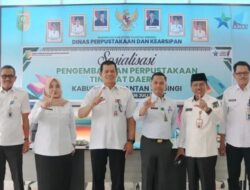 Sosialisasi Pengembangan Perpustakaan yang dibuka oleh Bupati Kuantan Singingi
