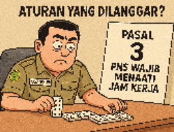 BKPSDM Maros Tindaklanjuti Foto Viral Kasatpol PP Diduga Main Domino Saat Jam Kerja