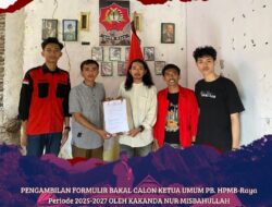 Nur Misbahullah Maju Calon Ketua PB HPMB-Raya, Dorong Kepemimpinan Visioner Progresif di Kongres IX