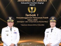 Kuansing Terima Pelayanan Publik Terbaik Se Riau, Dengan Predikat A