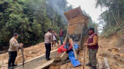 Polsek Singingi Bergerak Cepat, Memusnakan Box (Penyaring Pasir) Yang Tidak Beraktivitas Lagi