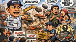 PERJOSI Makassar Soroti Penggusuran PKL: Jangan Korbankan UMKM Kecil