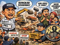 PERJOSI Makassar Soroti Penggusuran PKL: Jangan Korbankan UMKM Kecil