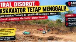 Tambang Diduga Ilegal di Tanralili–Moncongloe Disorot, LIN Desak Kejelasan Penegakan Hukum